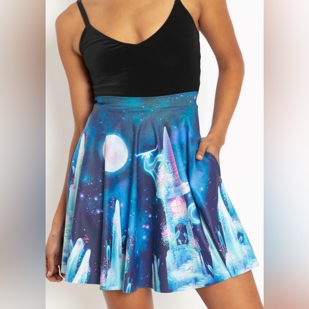 Blackmilk x Moonbound Studios: Magnolia’s Castle Pocket Skater Skirt